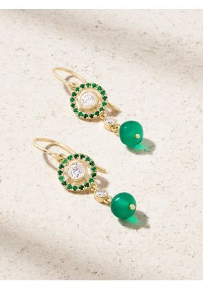 Ileana Makri - Orbit 18-karat Gold Multi-stone Earrings - One size