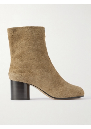 Maison Margiela - Tabi Split-toe Suede Ankle Boots - Brown - IT35,IT36,IT36.5,IT37,IT37.5,IT38,IT38.5,IT39,IT39.5,IT40,IT40.5,IT41