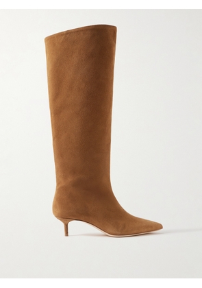 STAUD - Sebastian Suede Knee Boots - Brown - IT35,IT36,IT36.5,IT37,IT37.5,IT38,IT38.5,IT39,IT39.5,IT40,IT40.5,IT41,IT42