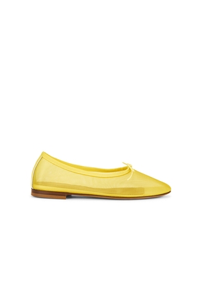 Mansur Gavriel Dream Ballerina Flat in Yellow. Size 36. Also in 38.