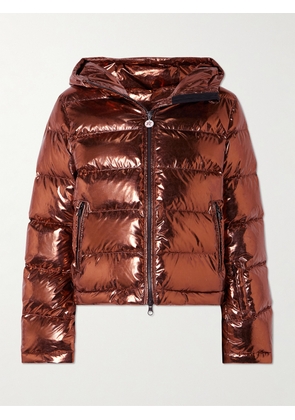 Perfect Moment - Polar Flare Metallic Quilted Down Ski Jacket - x small,small,medium,large