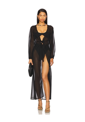 LSPACE Anna Cover Up in Black. Size L. Also in S, M, XL.