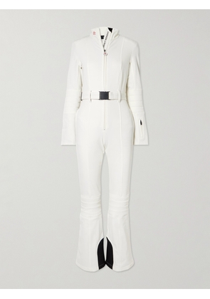 Perfect Moment - Jg Belted Padded Down Ski Suit - White - x small,small,medium,large