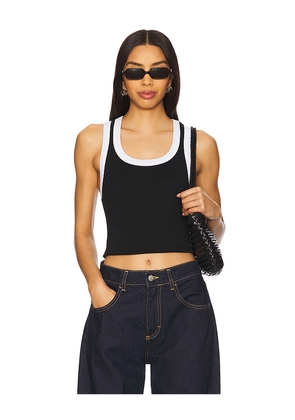LSPACE Ash Tank Top in Black. Size L. Also in XS, M, XL.
