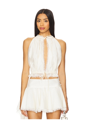 Lovers and Friends Annecy Top in Ivory. Size L. Also in XXS, XS, S, M.