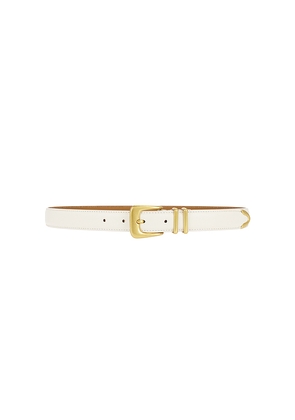 Lovers and Friends Western Denim Belt in Cream. Size L. Also in M, XL.