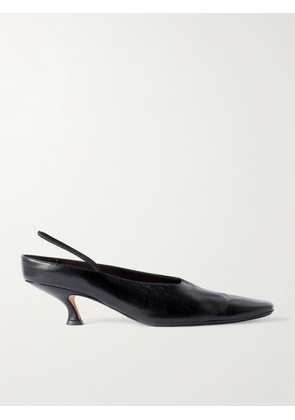 Calvin Klein Collection - Anna Convertible Leather Mules - Black - IT36,IT37,IT38,IT39,IT40