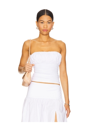 Lovers and Friends Mac Tube Top in White. Size L. Also in XS, XXS, S, M, XL.