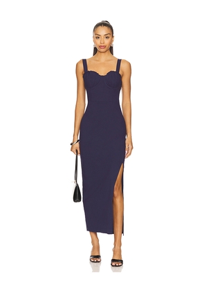Line & Dot Perla Maxi Dress in Navy. Size L. Also in S, XS, M.