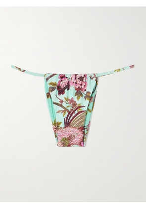 SKIMS - + Roberto Cavalli Signature Swim String Bikini Bottom - Fagianella - Multi - XS,S,M,L,XL