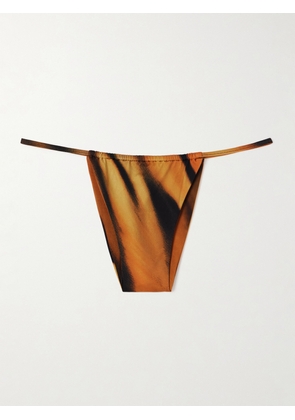 SKIMS - + Roberto Cavalli Signature Swim String Bikini Bottom - Tiger Face - Multi - XS,S,M,L,XL