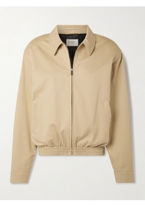 SAINT LAURENT - Cotton-twill Jacket - Neutrals - FR 34,FR 36,FR 38,FR 40