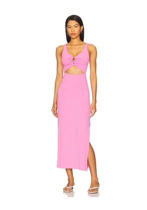 LSPACE Camille Dress in Pink. Size L. Also in S, XL.