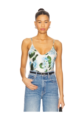 L'AGENCE Lexi Camisole Top in Baby Blue,Green. Size M. Also in S.
