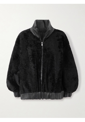 Magda Butrym - Shearling Bomber Jacket - Black - FR 34,FR 36,FR 38,FR 40