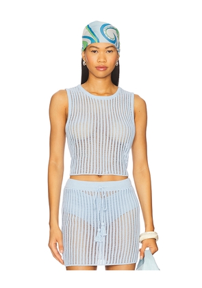 LSPACE Sander Top in Baby Blue. Size M. Also in XS.