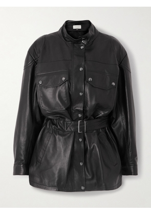 Magda Butrym - Belted Leather Jacket - Black - FR 34,FR 36,FR 38,FR 40