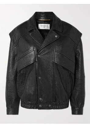 SAINT LAURENT - Leather Jacket - Black - FR 34,FR 36,FR 38