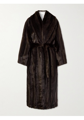 Magda Butrym - Belted Plush Coat - Brown - FR 34,FR 36,FR 38,FR 40,FR 42