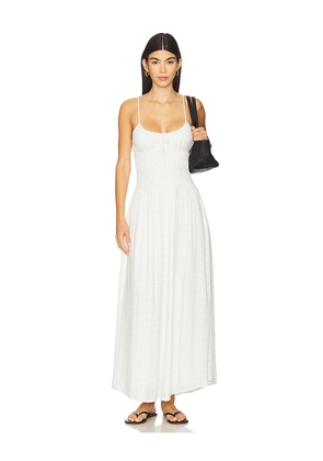 LSPACE Tala Maxi Dress in Ivory. Size L. Also in S, XS, M, XL.