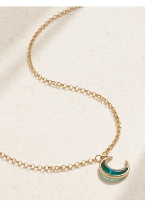 L’Atelier Nawbar - Bloop Moon 18-karat Gold, Topaz And Diamond Necklace - One size