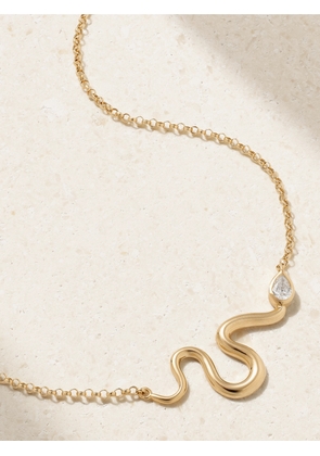 L’Atelier Nawbar - Boa 18-karat Gold Diamond Necklace - One size