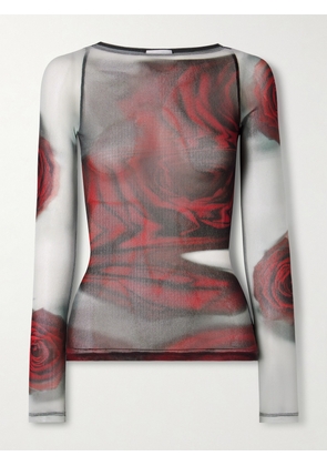 Jean Paul Gaultier - Printed Mesh Top - Multi - xx small,x small,small,medium,large,x large,xx large