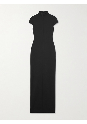 Solace London - Lang Stretch-crepe Gown - Black - UK 4,UK 6,UK 8,UK 10,UK 12,UK 14,UK 16