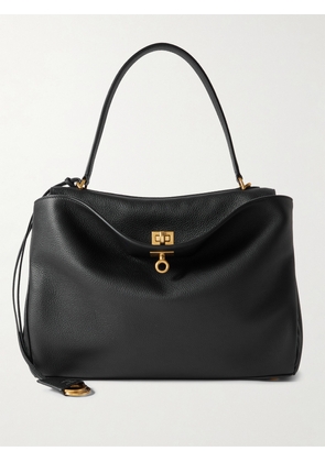 Balenciaga - Rodeo Medium Textured-leather Shoulder Bag - Black - One size