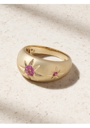 Jacquie Aiche - Starburst 14-karat Gold Sapphire Ring - 6 1/2