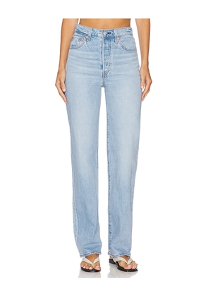 LEVI'S Ribcage Full Length Jeans in Blue. Size 24. Also in 26, 25, 27, 28, 29, 30, 32.