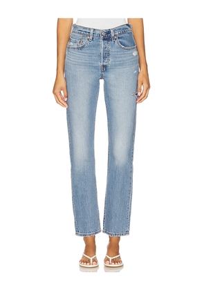 LEVI'S 501 Straight Leg Jeans in Blue. Size 24. Also in 26, 25, 27, 28, 29, 30, 31, 32.