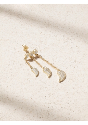 Jacquie Aiche - Triple Sophia 14-karat Gold Diamond Single Earring - L,R