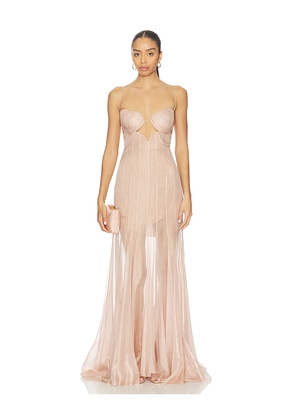 Maria Lucia Hohan Diana Gown in Blush. Size 36/4. Also in 40/8.