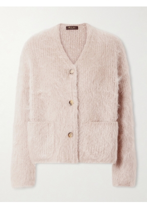 Loro Piana - Cherry Hill Mohair And Cashmere-blend Cardigan - Neutrals - x small,small,medium,large,x large