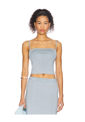 Lovers and Friends Carla Tank in Blue. Size L. Also in XXS, XS, S, M, XL.