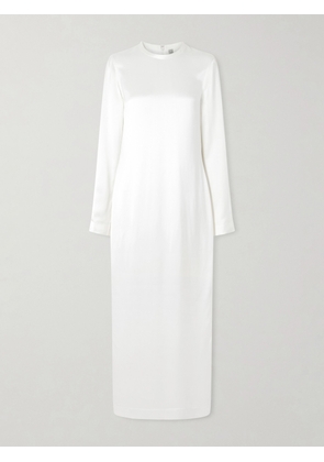 TOTEME - Satin Midi Dress - White - DK32,DK34,DK36,DK38,DK40