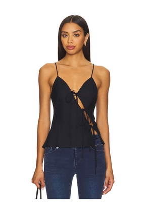 LIONESS Mariah Cami in Navy. Size L. Also in XXS, XS, S, M, XL, XXL.