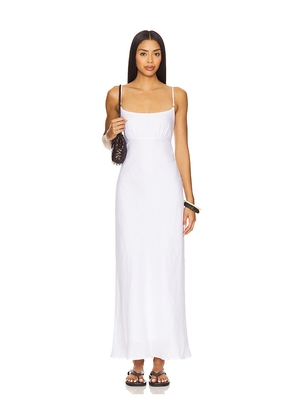 LSPACE Moonrise Maxi Dress in White. Size L. Also in S, XS, M, XL.
