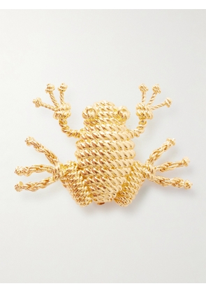 LOEWE - Frog Gold-tone Brooch - One size