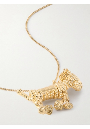 LOEWE - Sausage Dog Gold-tone Necklace - One size