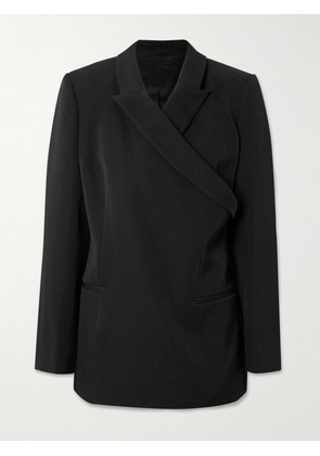 Calvin Klein Collection - Mia Asymmetric Wool Blazer - Black - IT36,IT38,IT40,IT42,IT44