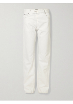 Calvin Klein Collection - Distressed Mid-rise Straight-leg Jeans - Blue - 24,25,26,27,28,29,30