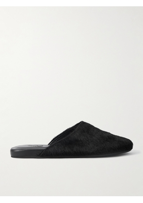 Ancient Greek Sandals - The Slipper Pony Hair Clogs - Black - IT35,IT36,IT37,IT38,IT39,IT40,IT41,IT42