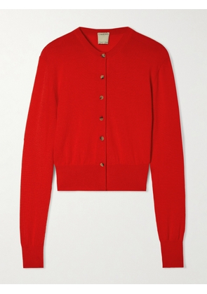 Calvin Klein Collection - Lila Wool Cardigan - Red - x small,small,medium,large