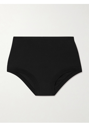 Calvin Klein Collection - Tyra Stretch-cotton Briefs - Black - x small,small,medium,large