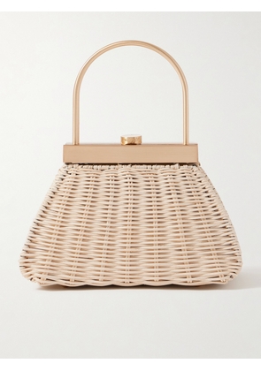 Cult Gaia - Estelle Woven Straw Tote - Neutrals - One size