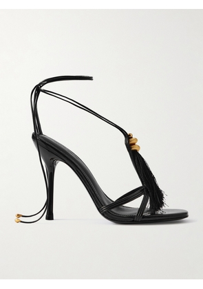 Cult Gaia - Farah Embellished Leather Sandals - Black - IT36,IT36.5,IT37,IT37.5,IT38,IT38.5,IT39,IT39.5,IT40,IT40.5,IT41,IT42