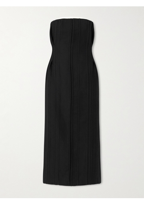 Calvin Klein Collection - Naomi Strapless Wool Midi Dress - Black - IT36,IT38,IT40,IT42,IT44