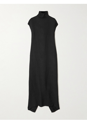 Calvin Klein Collection - Willow Textured-crepe Turtleneck Midi Dress - Black - IT36,IT38,IT40,IT42